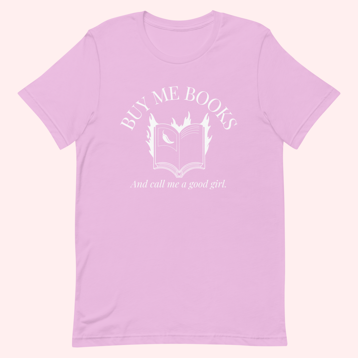 Buy Me Books T-Shirt (White Text)