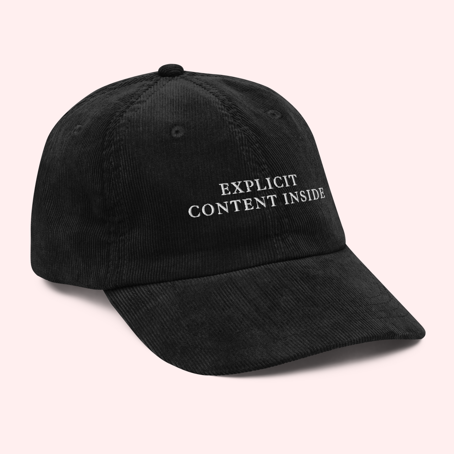 Explicit Content Corduroy Hat