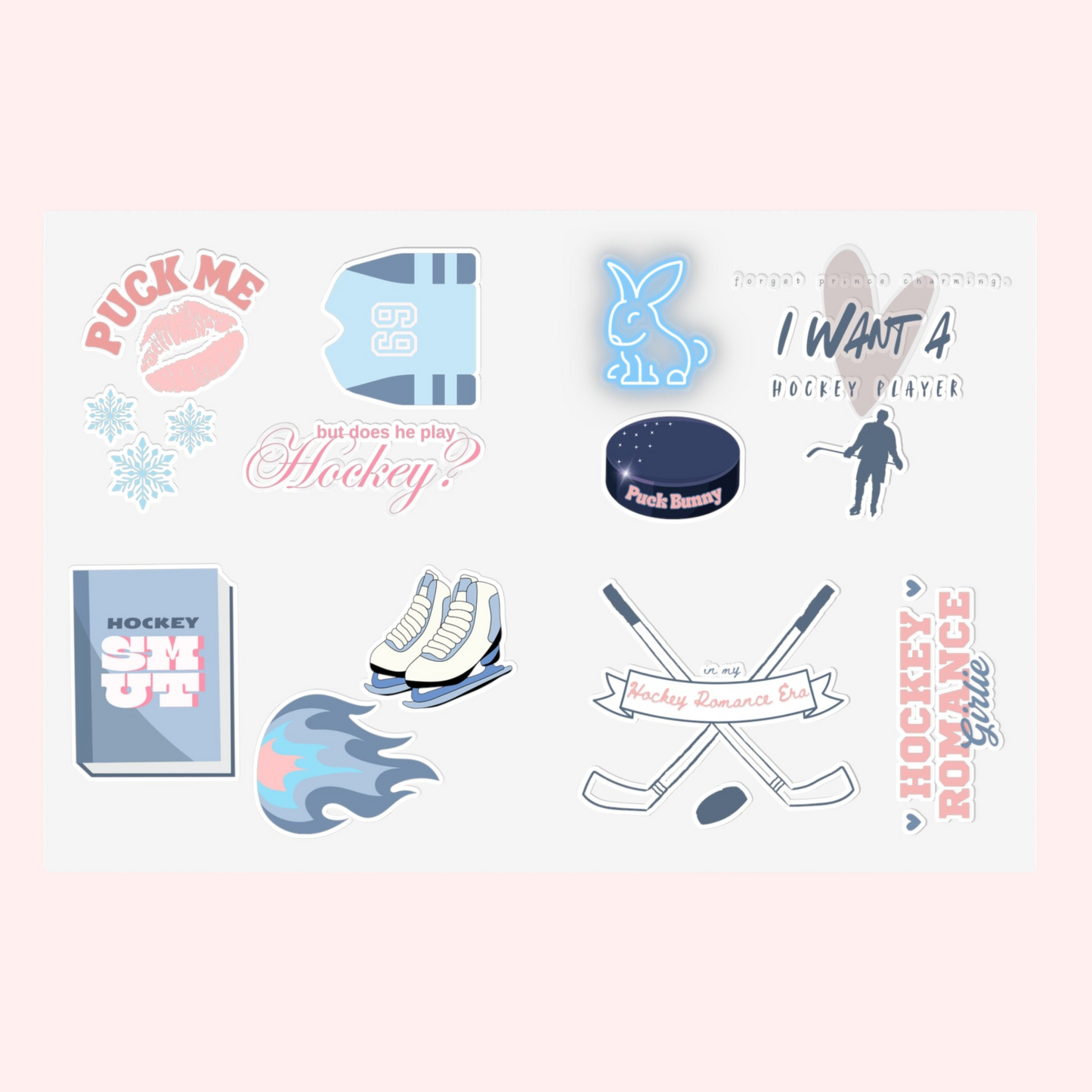 Hockey Romance Sticker Sheet