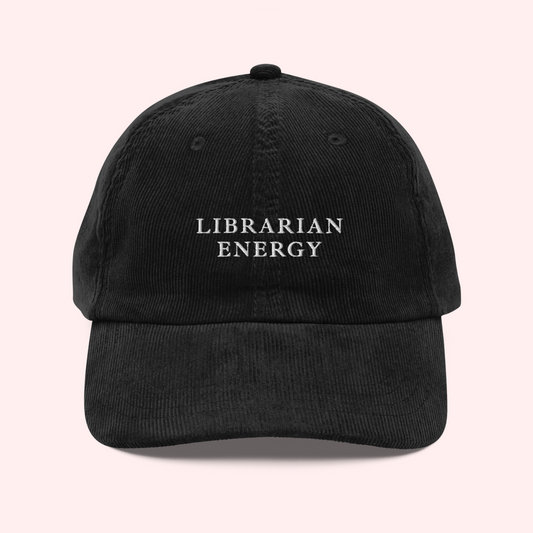 Librarian Energy Corduroy Hat