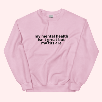 Mental Health Printed Crewneck