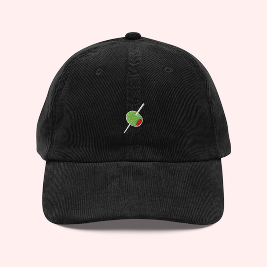 Olive Corduroy Hat