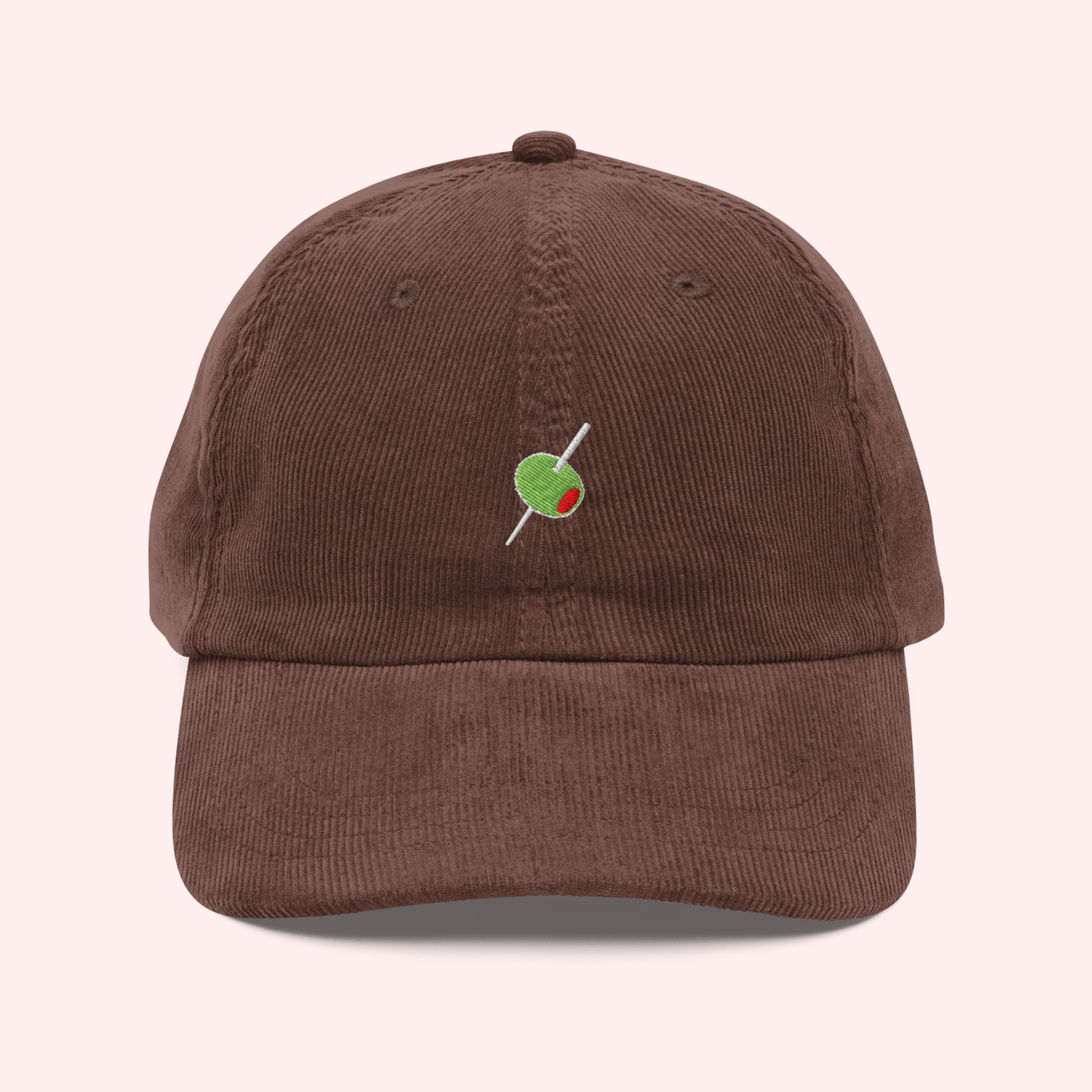 Olive Corduroy Hat