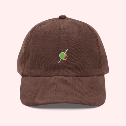 Olive Corduroy Hat