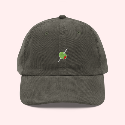 Olive Corduroy Hat