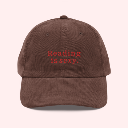 Reading is Sexy Corduroy Hat