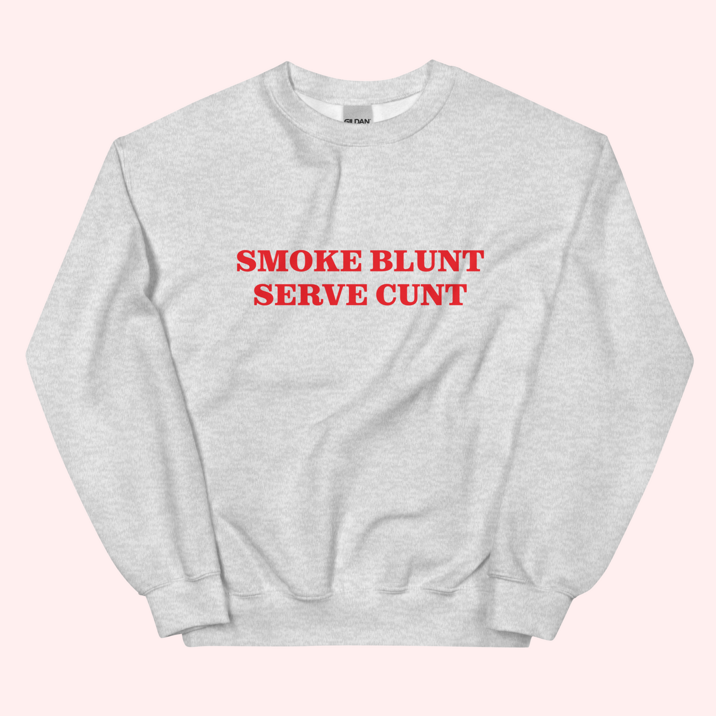 Smoke Blunt Printed Crewneck