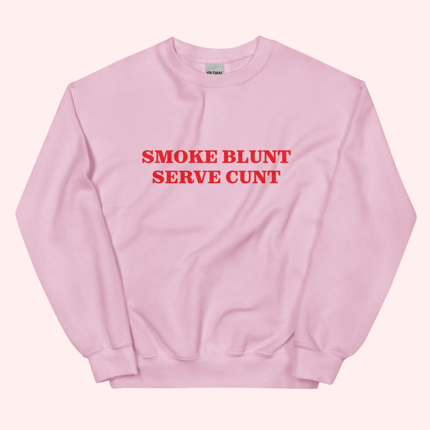 Smoke Blunt Printed Crewneck