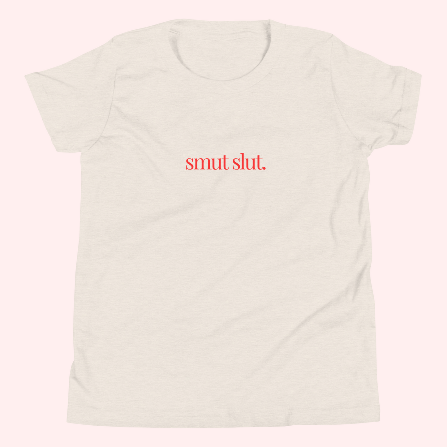 Smut Slut Baby Tee (Red Text)