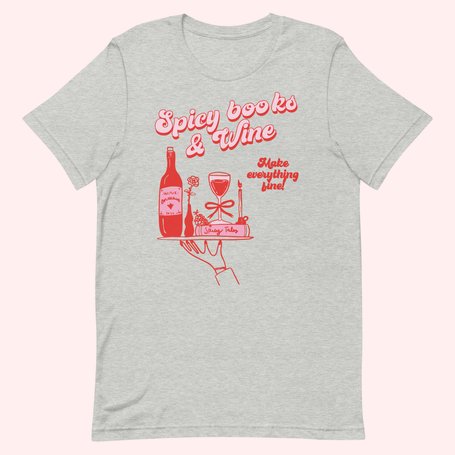 Spicy Books & Wine T-Shirt