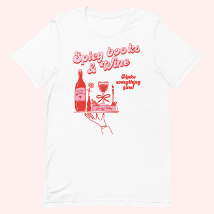 Spicy Books & Wine T-Shirt