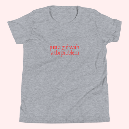 TBR Problem Baby Tee (Red Text)